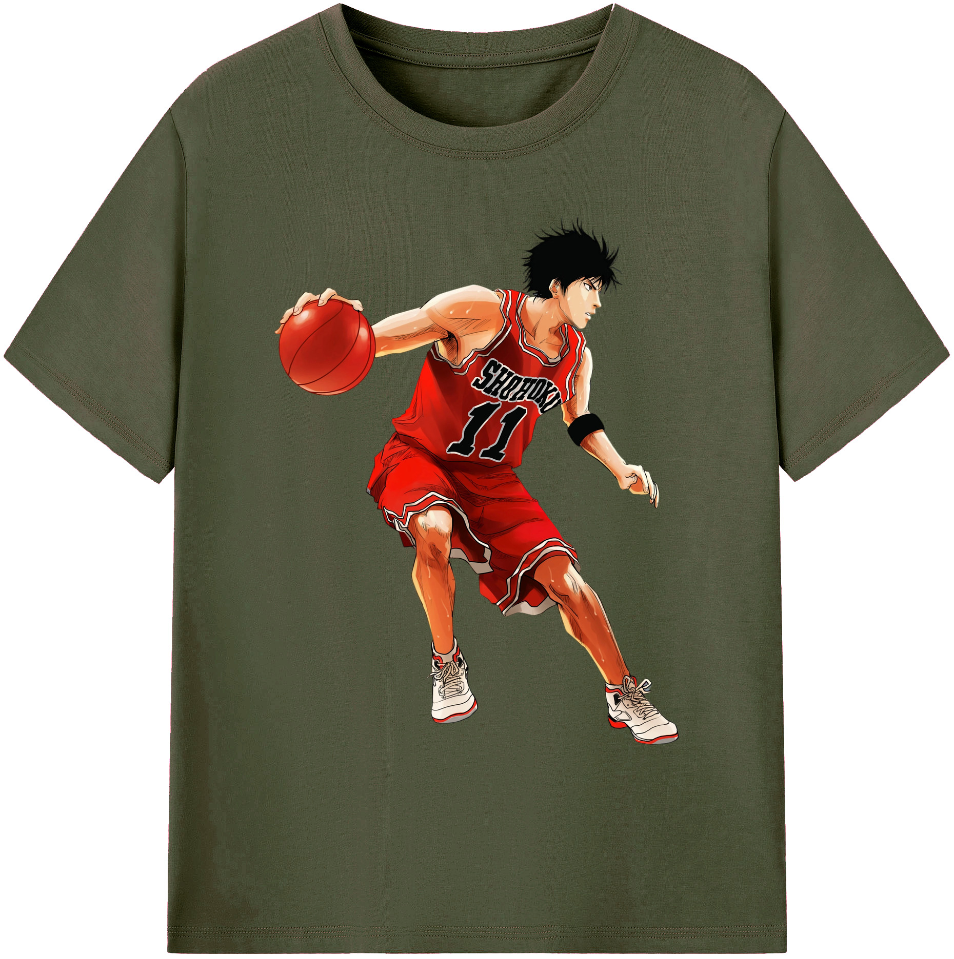 （画像用） SLAM DUNK／スラムダンク 綿100％ メンズ半袖Tシャツ｜肌触りやわらか＆通気性